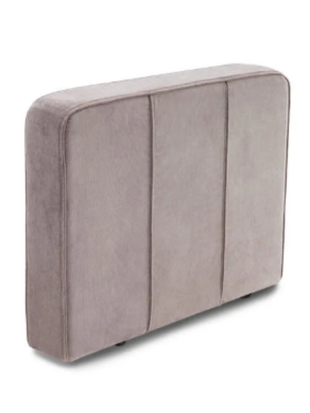 Lovesac Deep Side Cover: Taupe Combed Chenille